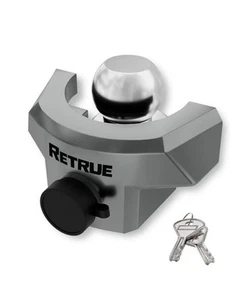 RETRUE Heavy Duty Trailer Lock for 2 5/16" Ball Coupler with Flange, Anti-The... - Picture 1 of 5