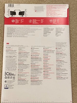 3M Black Privacy Filter 23* - Image 1 of 3