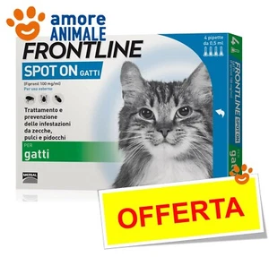 Frontline Spot On Gatto - 4 pipette - Antiparassitario Antipulci per gatti ^^ - Foto 1 di 2
