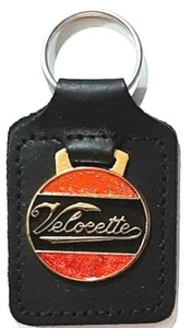 Velocette Keyring Key Ring - badge mounted on a leather fob - Bild 1 von 1
