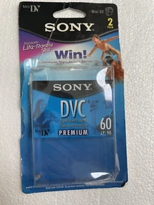 SONY DVC PREMIUM 60 MIN DIGITAL VIDEO CASSETTE TAPE NEW SEALED - Picture 1 of 5