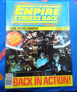 Vintage Empire Strikes Back Official Poster Monthly Issue One Star Wars 1980 - Picture 1 of 4