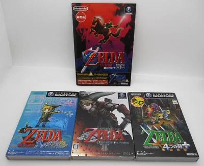 GAMECUBE Legend Of Zelda Ocarina of Time, Twilight Princess ... 4 Spiele Japan GC - Bild 1 von 4