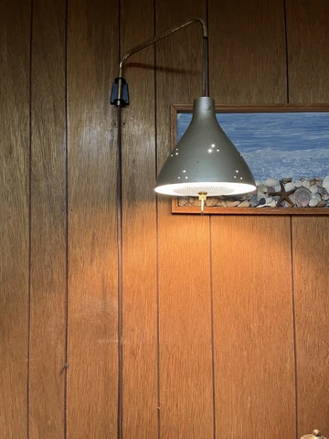 MCM pendant Lamp Italian Stilnovo Style Cover