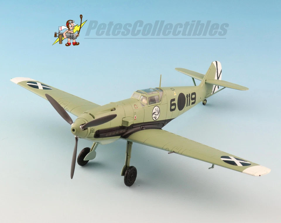 Hobby Master HA8718 Messerschmitt BF 109E-3 Guerra Civil Española Siebelt Reents Foto 1 de 1