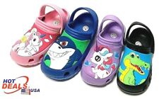 Baby Boy & Girl Kids Garden Clogs Shoes Toddler Two-tone Slipper Summer Sandals