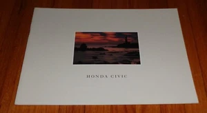 Original 1990 Honda Civic Sales Brochure Catalog Si Sedan Hatchback Wagon - Picture 1 of 2