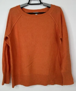Caslon Sweater Womens Large Soft Cozy Lightweight Pullover Angora Blend Orange - Picture 1 of 11