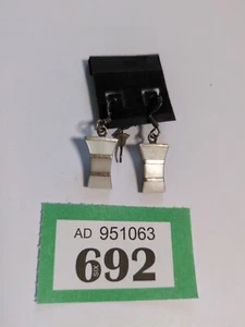 Women Girls 925 Sterling Silver Moon,Palecolour Dangle Drop Hoop Earrings  Gift  - Picture 1 of 6