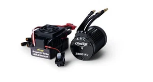 RC Brushless Set Carson 3300 KV Motor 60A Regler für 1 10 Fahrzeug 2S 3S LiPo - Bild 1 von 1