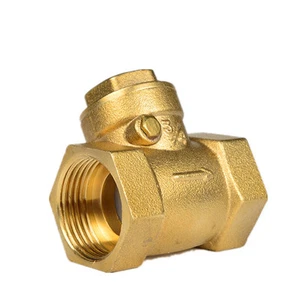 Válvula de retención oscilante de latón hembra 1/2" BSP 232PSI para evitar el reflujo de agua - Imagen 1 de 6