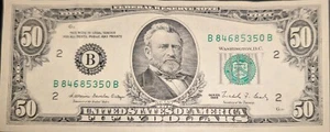 1981A $50 Fifty Dollar Bill Federal Reserve Note Chicago IL Vintage Currency - Picture 1 of 1