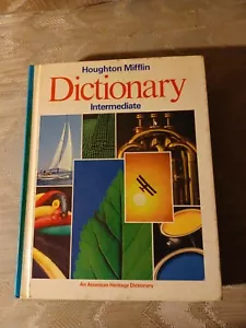 Houghton Mifflin Intermediate American Heritage Dictionary 1986 Vintage VTG - Picture 1 of 8