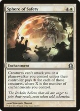 Sphere of Safety x1  Return to Ravnica   NM  Free Ship