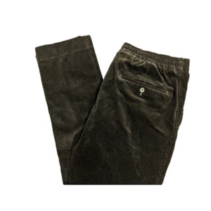 Pantalones de pana marrón Polo Ralph Lauren plisados delanteros 35 x 32 nuevos con etiquetas $168 - Imagen 1 de 6