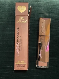 Too Faced Melted Chocolate Matte Eyeshadow WARM & FUDGY 4.9mL / 0.16oz NIB - Picture 1 of 7