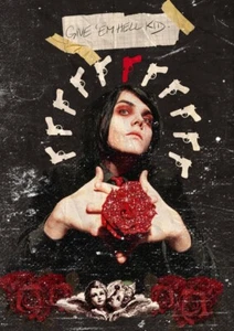 PÓSTER/IMPRESIÓN DE MI ROMANCE QUÍMICO GERARD WAY ÁNGEL Y ROSAS GIVE EM HELL KID MCR - Imagen 1 de 1