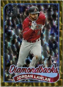 2024 Topps Serie 2 Jordan Lawlar Novato 1989 Lámina de Oro/50 - Imagen 1 de 2