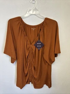 Ava & Viv Damen S/S Top Größe 4X Neu mit Etikett - Bild 1 von 5