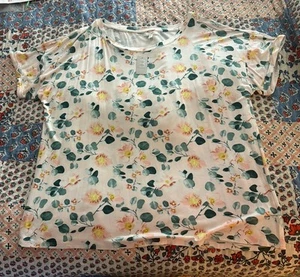 Women’s SZ XL Maurices Rayon/Spandex Sleep Floral Shirt/Top~NeW~ - Picture 1 of 7