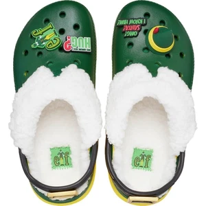 Crocs Elf Classic Lined Clogs – Fuzzy Slippers, Indoor/Outdoor - Picture 1 of 6