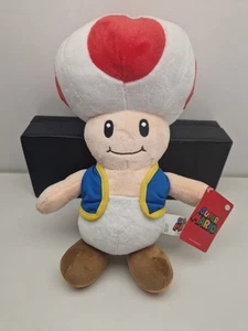 🐦🔥 Super Mario Nintendo Toad Plüsch Plüschfigur Kuscheltier Stofftier 30cm C - Bild 1 von 5