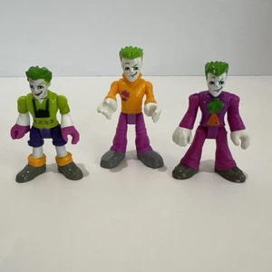 Fisher Price Imaginext DC Super Friends Lote de 3 figuras de THE JOKER - Imagen 1 de 17