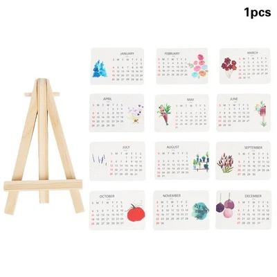 Eco-Friendly Plantable Seed Calendar w/Stand Gardening & Green Living Planner