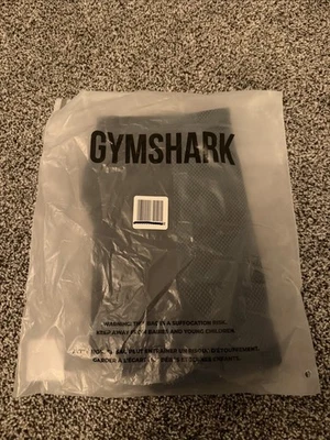 Camiseta sin costuras Gymshark Onyx 5.0 v5 negra/azul marca - TALLA PEQUEÑA EN MANO Foto 1 de 3