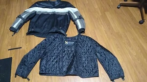 XElement Leather and Keprotec textile Armor Riding Jacket with zipout liner XXL - Bild 1 von 5