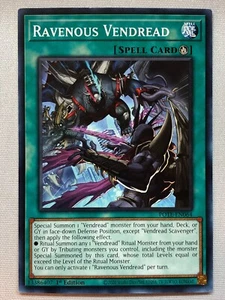 Yugioh Power of the Elements Ravenous Vendread POTE-EN064 Casi nuevo/m - Imagen 1 de 1