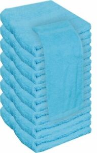 12 Pack Washcloth Towel Set 100% Cotton Soft Wash Cloths for Face & Body 12 X 12