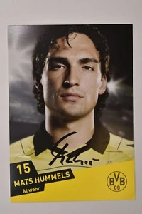 Mats Hummels - BVB 09 Nummer 15 - original Autogramm - - Autogrammkarte - Bild 1 von 1
