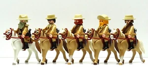 5 x SÜDSTAATLER KAVALLERIE SOLDAT BUTTERNUT PLAYMOBIL zu Reiter Koppelgurt - RAR - Picture 1 of 11