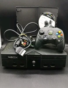 Consola Microsoft Xbox Classic + mando + cable + juego - Imagen 1 de 11