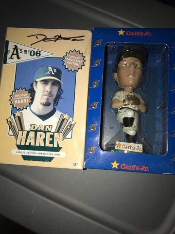 Barry Zito Dan Haren Oakland Athletics Sacramento River Cats Bobblehead Box Lot Cover