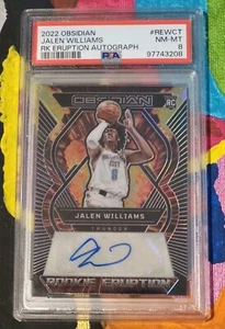 2022-23 Panini Obsidian Jalen Williams Rookie Eruption RC Auto /149 - Picture 1 of 2