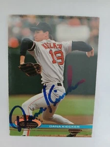DANA KIECKER 1991 Topps Stadium Club #140 autographed signed card RED SOX 91 TSC - Picture 1 of 3