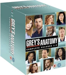 Grey's Anatomy - Season 1, 2, 3, 4, 5, 6, 7, 8, 9 Complete DVD Box Set 54 Discs - Imagen 1 de 2