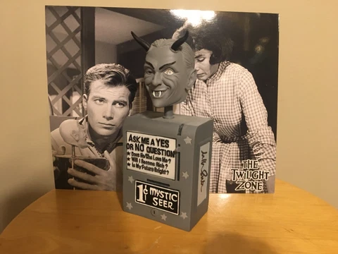 William Shatner signed MYSTIC SEER twilight zone Cover