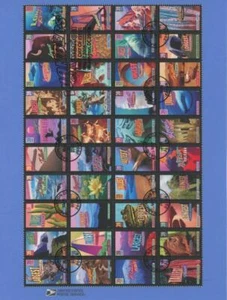 USPS SOUVENIR PAGE SCOTT SP1611 WONDERS OF AMERICA 4033 - 4072 - Picture 1 of 1