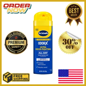 Dr. Scholls Odor-X Ultra Odor Fighting Foot Spray Powder 4.7 oz free shipping - Picture 1 of 24