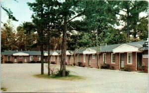 Alabama Postcard Roadside Windmill Motel US 280 Near Alexander City AL Roy Carr - Picture 1 of 2