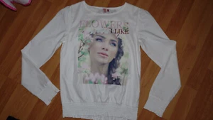 T-Shirt / Tunika Gr. 164, weiß mit Applikation, festlich, neuwertig! - Bild 1 von 4