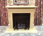 Renwal+miniature+FIREPLACE+Vintage+Tin+Dollhouse+Furniture+Ideal+Plastic+1%3A16