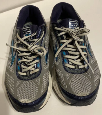 Brooks Dyad 8 Womens Running Shoe Gray/Teal Size 6 Great Used Conditions - Image 1 of 4