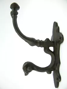 Gancio Ganci Appendiabiti Massiccio Ghisa Rustico Guardaroba - Foto 1 di 5