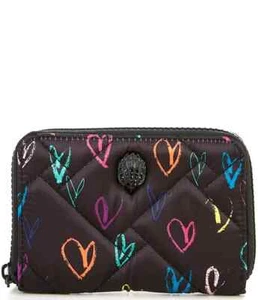 Kurt Geiger London Portafoglio cuori multicolore con cerniera piccola - Foto 1 di 3