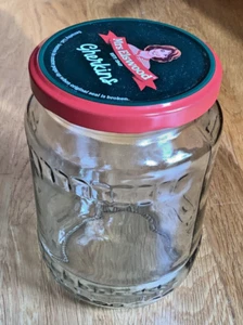 QTY 4 FOUR GLASS BREAKFAST JAR KOMBUCHA PRESERVE STORAGE CRAFT 600ml + LID - Picture 1 of 2