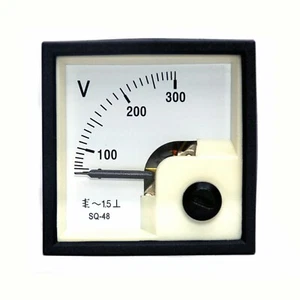 1pc Panel Voltage Meter SQ-48 48x48mm AC300V Class 1.5 SD FlashStar Taiwan - Picture 1 of 8